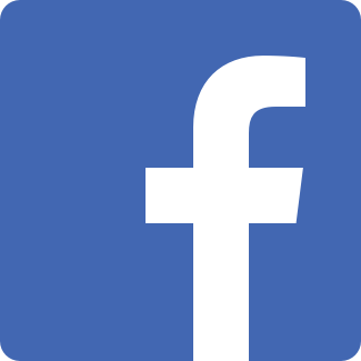 Das Facebook-Logo in blau